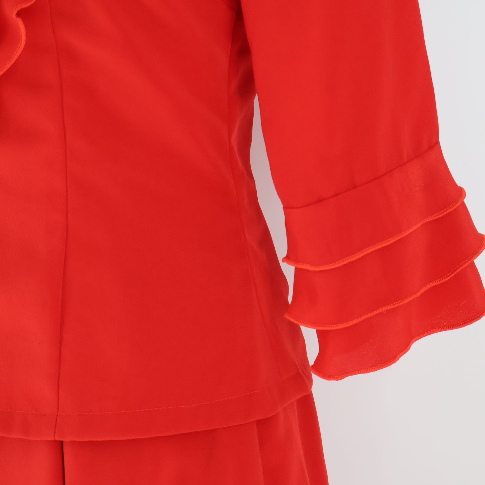 美品 フラメンコ衣装】レッド SONIA JOHNES ソニアジョーンズ 上下