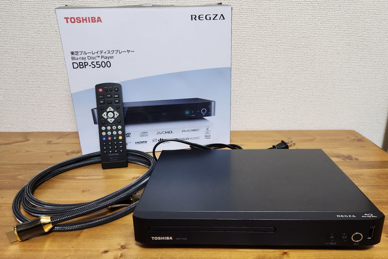 TOSHIBA REGZA DBP-S500 ブルーレイプレーヤー DBP-S500
