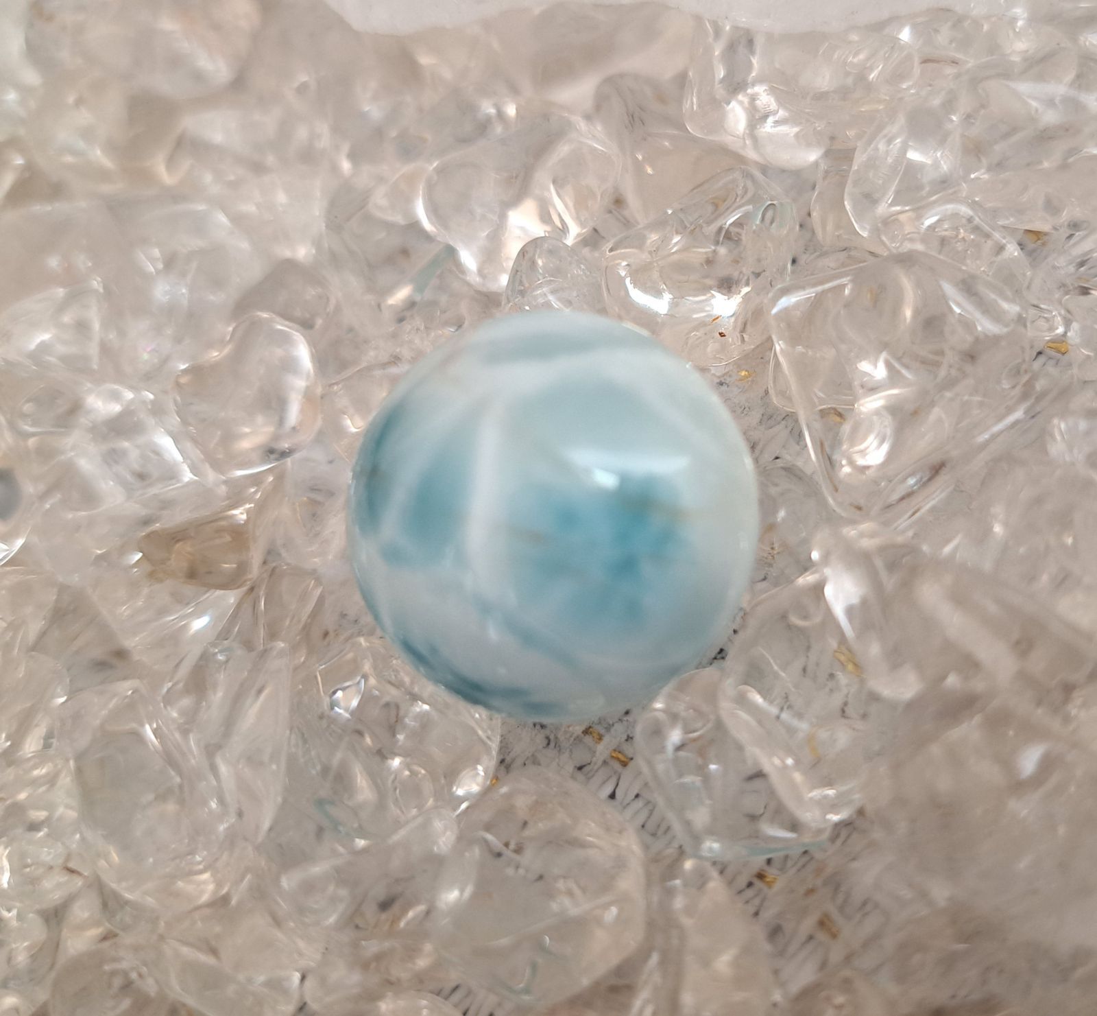 ラリマー スフィア 丸玉 大玉 25mm ラリマー丸玉（スフィア、球体石