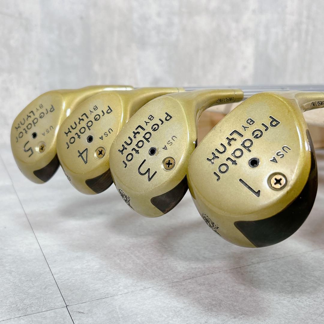 X542 リンクス プレデター ウッド 4本セット フレックスR - メルカリ