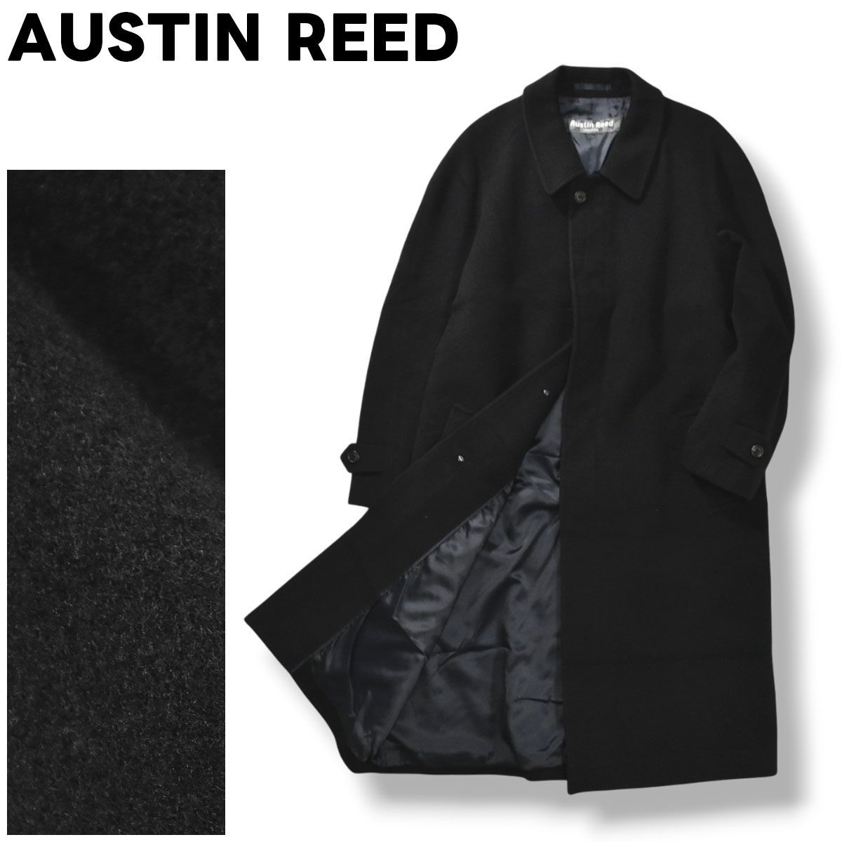 最高級】 オースチンリード AUSTIN REED カシミヤ100％ ウール ロング