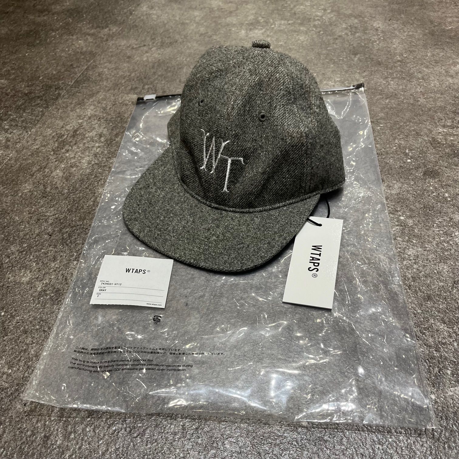 新品 WTAPS 24AW T-6H 03 / CAP / POLY. TWILL GRAY 242HCDT-HT12