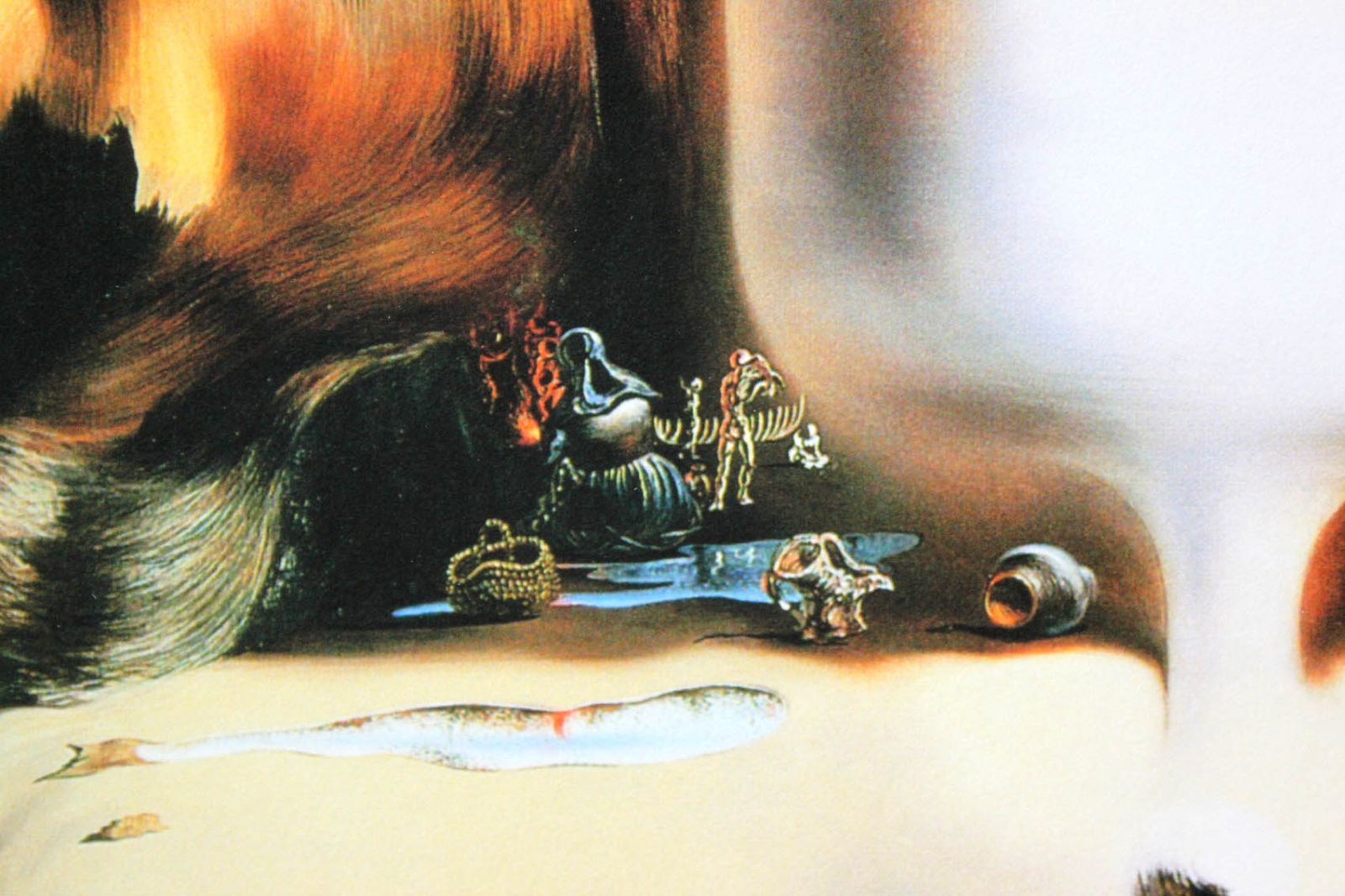 サルバドール ダリ「浜辺に現れた顔と果物鉢の幻」作品証明書 展示用