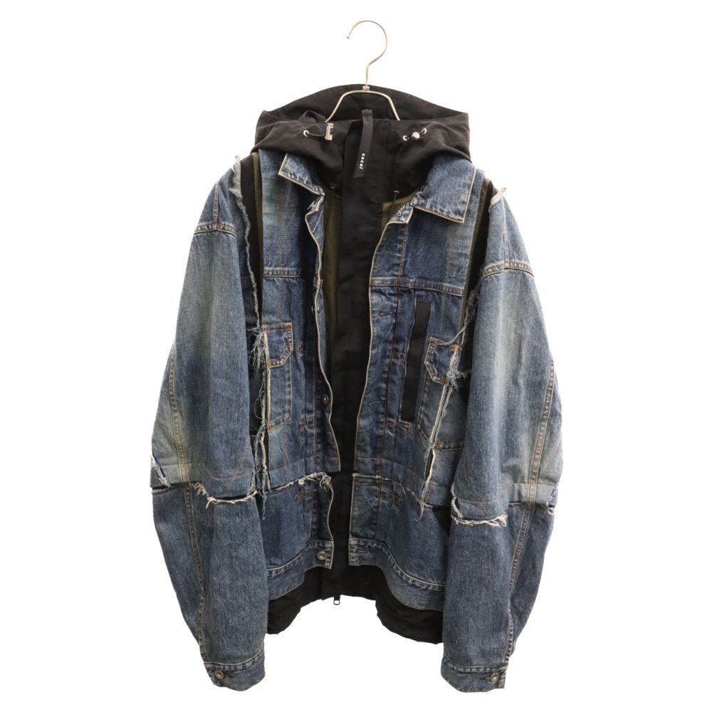 Sacai (サカイ) 21AW Denim Docking Blouson デニム ドッキング