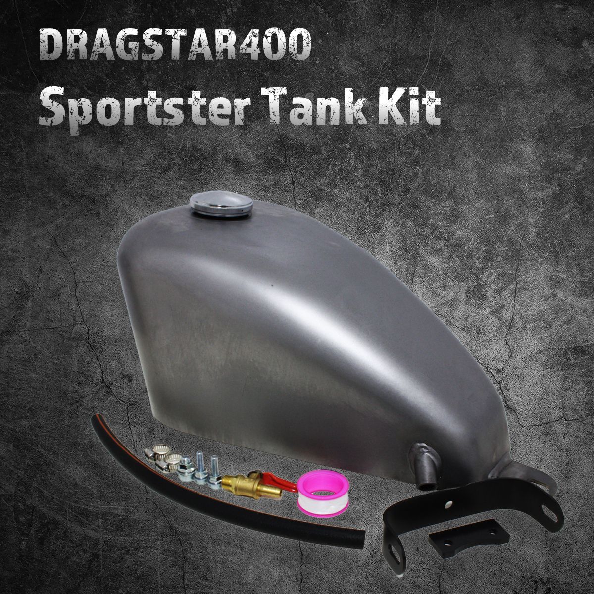 ドラッグスター400 スポーツスタータンクKIT 完全ボルトオン 取付説明