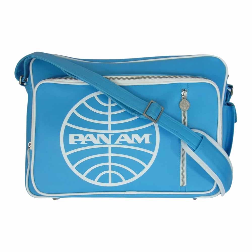 美中古 PANAM パンナム ショルダーバック 白青 復刻 2026年最新PAN AM