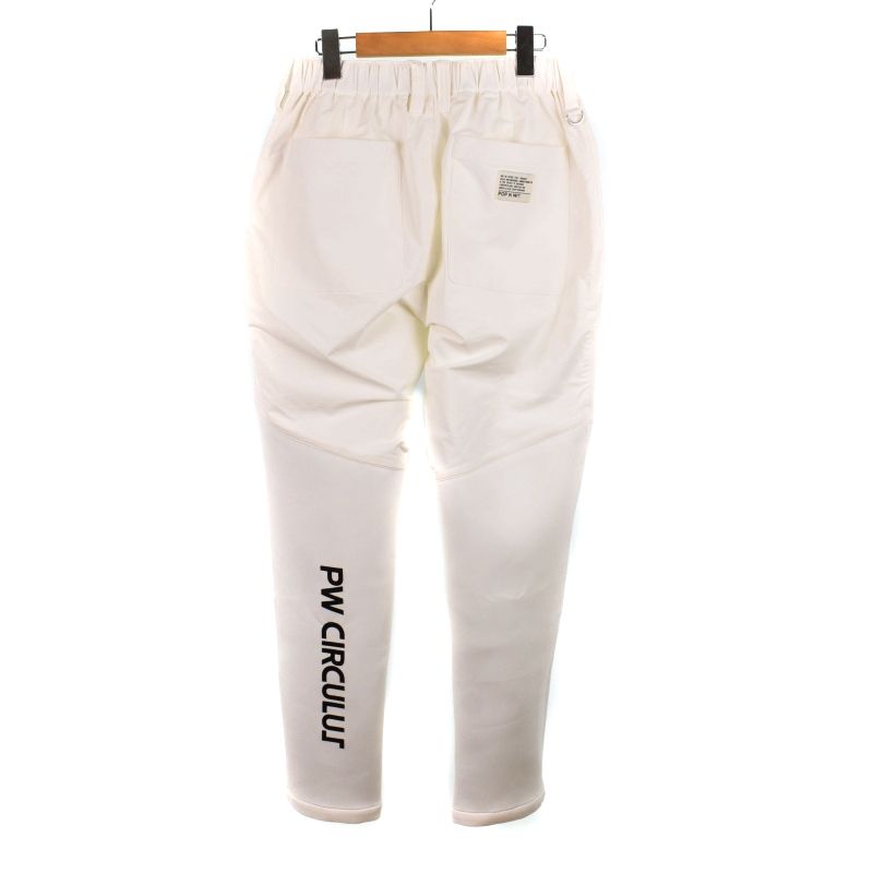 pw circulus 中綿コンビパンツ ホワイト L ゴルフパンツ pw circulus