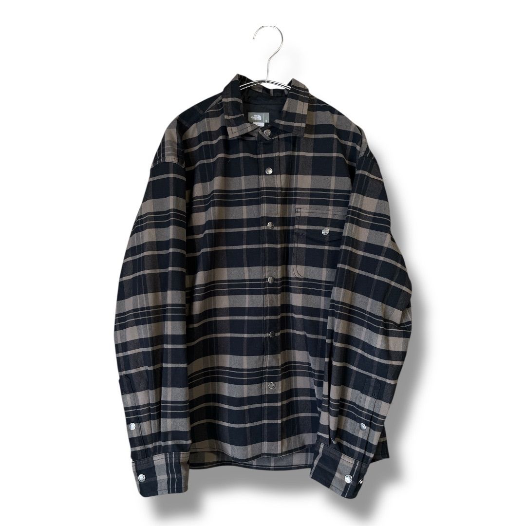 THE NORTH FACE ザノースフェイス NR62031 チェック柄 ロングスリーブ