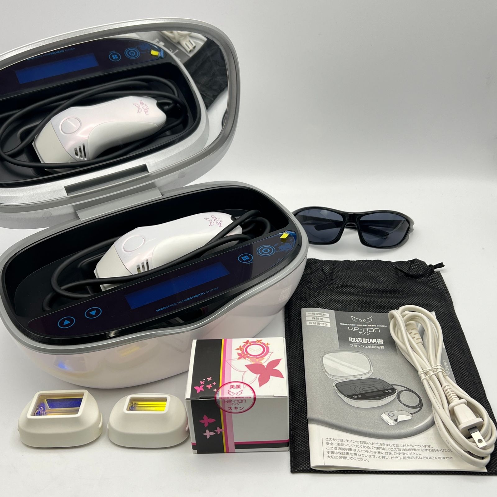 ケノン脱毛器 ver.7.1＆プレミアム＋スキンカートリッジ2個セット