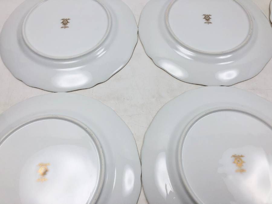 ノリタケ GALA CONTESSA 廃盤 金縁ケーキ皿6枚 ノリタケ 【廃盤品