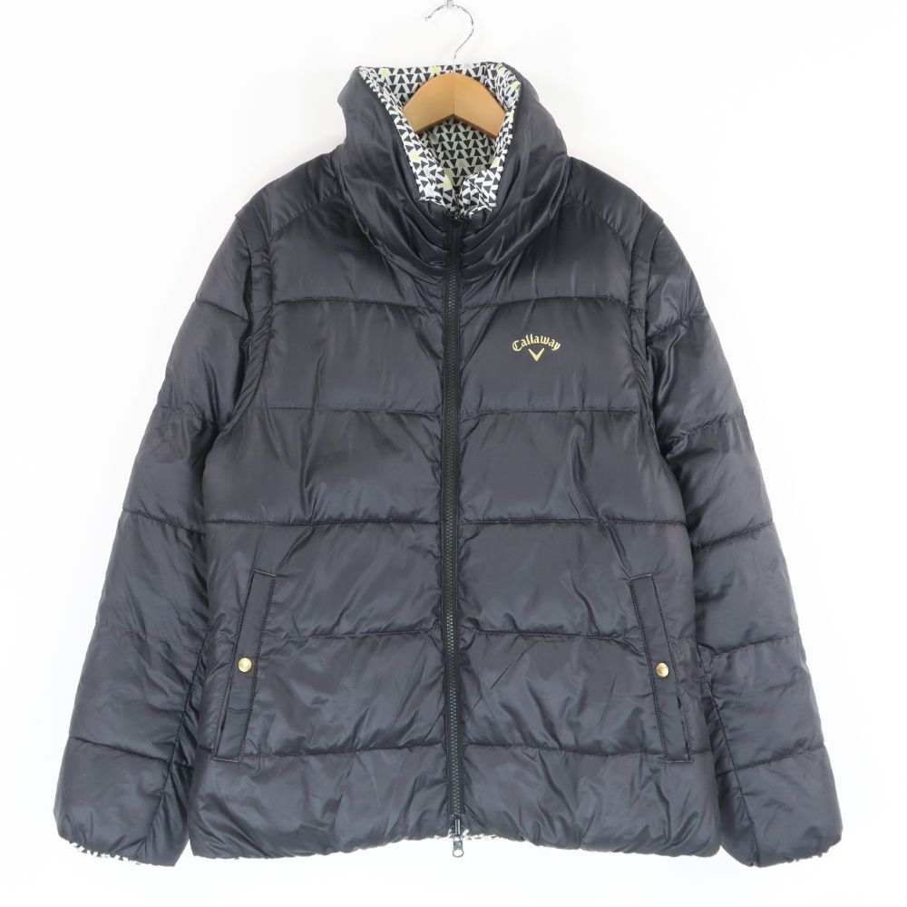 Callaway キャロウェイ 2WAY ダウンジャケット L 黒 ダウン90% ウェア