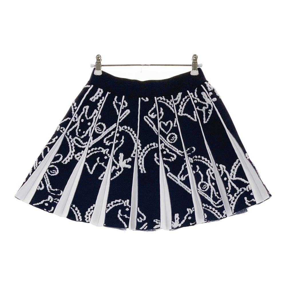 サイズ：0 PEARLY GATES パーリーゲイツ ;2024年モデル ニットスカート