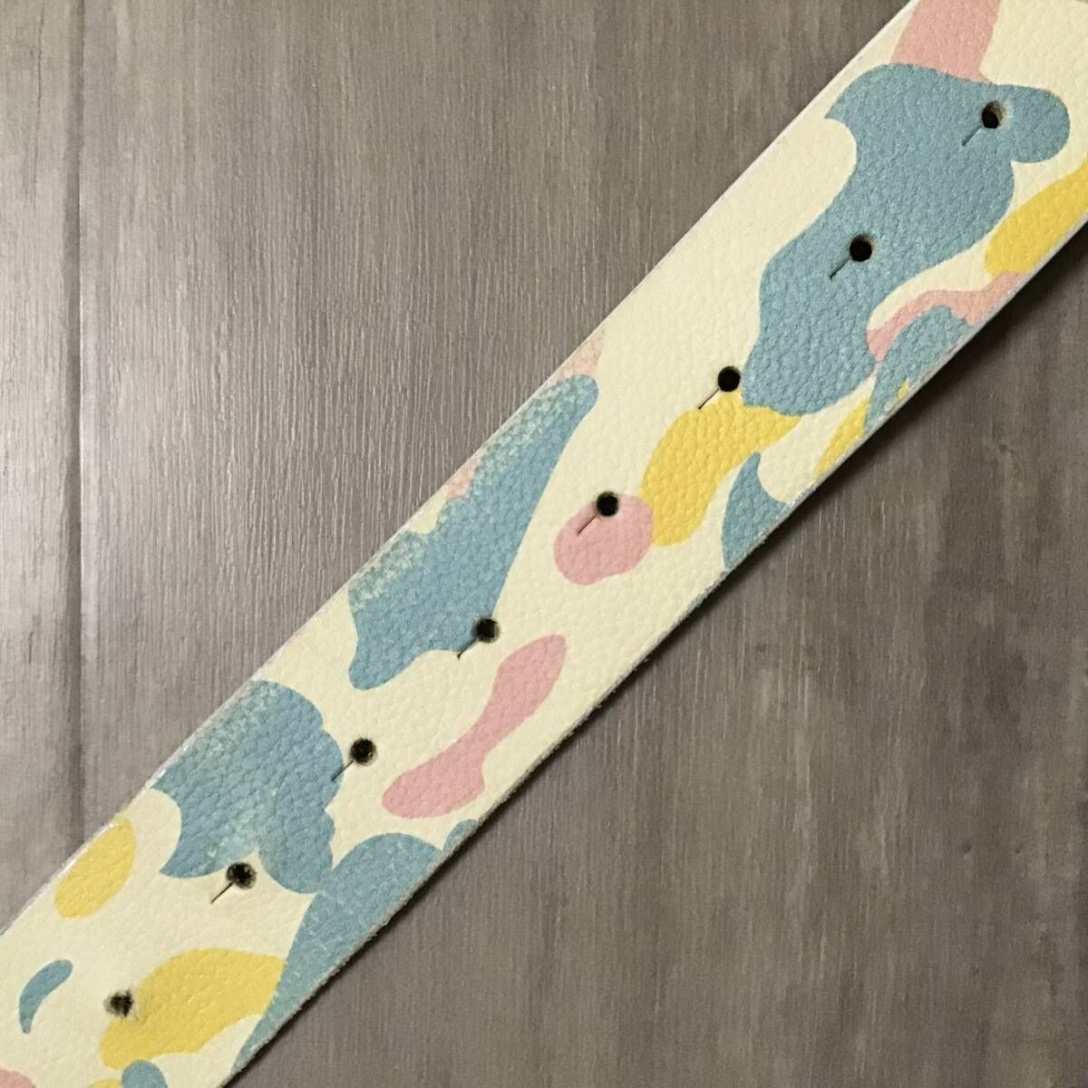 ☆激レア☆ マルチカモ レザー ベルト Lサイズ a bathing ape BAPE