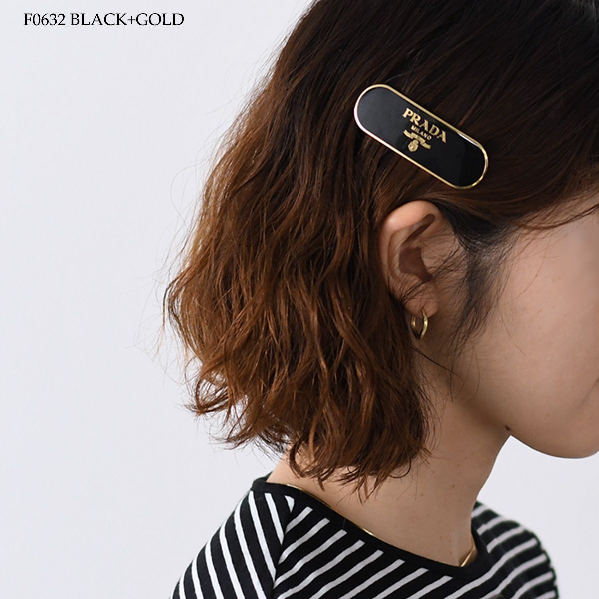 PRADA プラダ アクセサリー ヘアアクセサリー メタルヘアクリップ