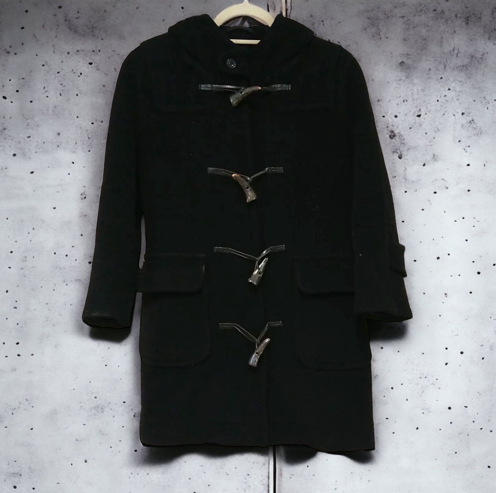 INVERTERE インバーティア ダッフルコート ムーアブルック ブラック