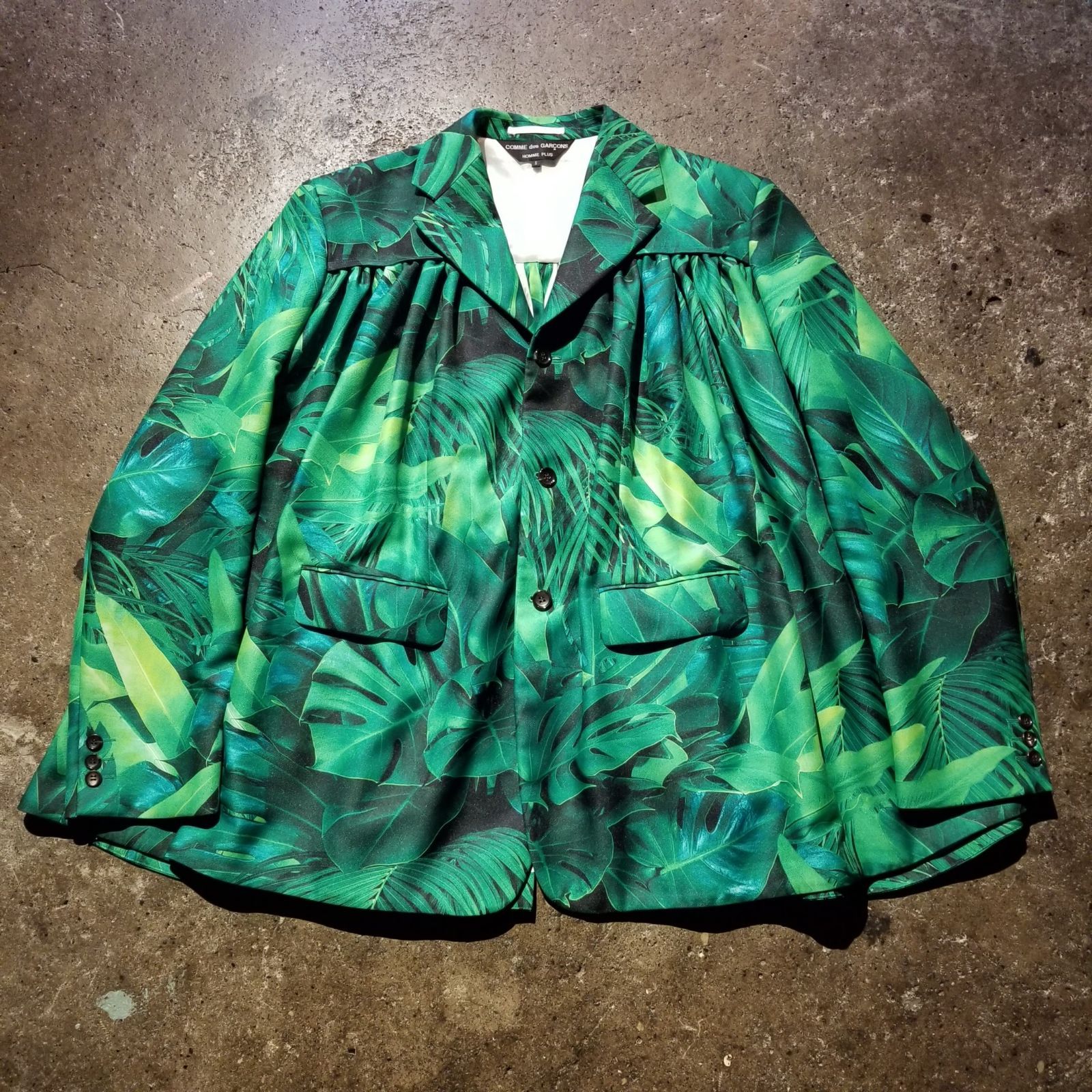 COMME des GARCONS HOMME PLUS 24ss ボタニカルプリント カーテン