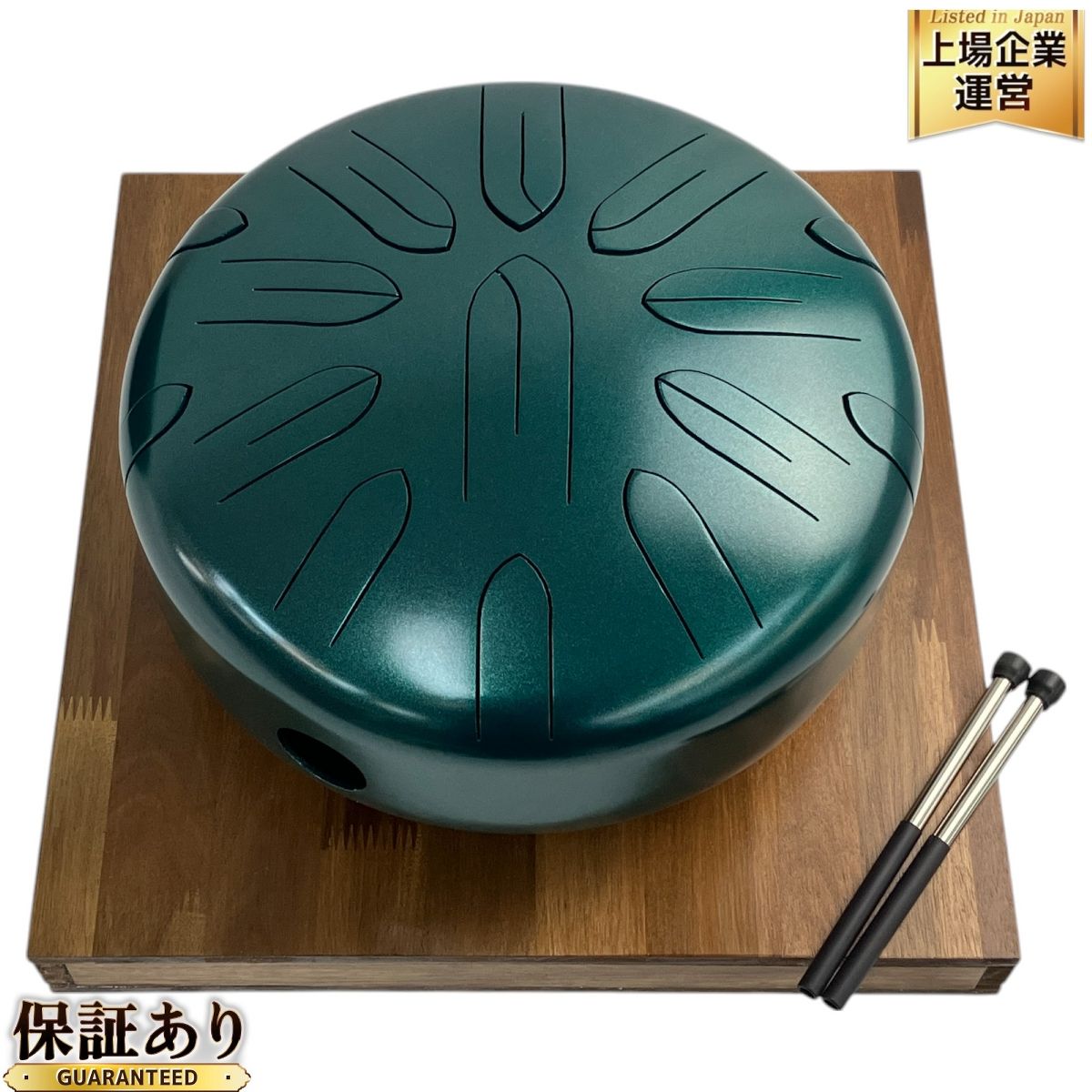 さざなみ楽器工房 さざなみドラム 伴奏用大型 凪緑キャリングケース