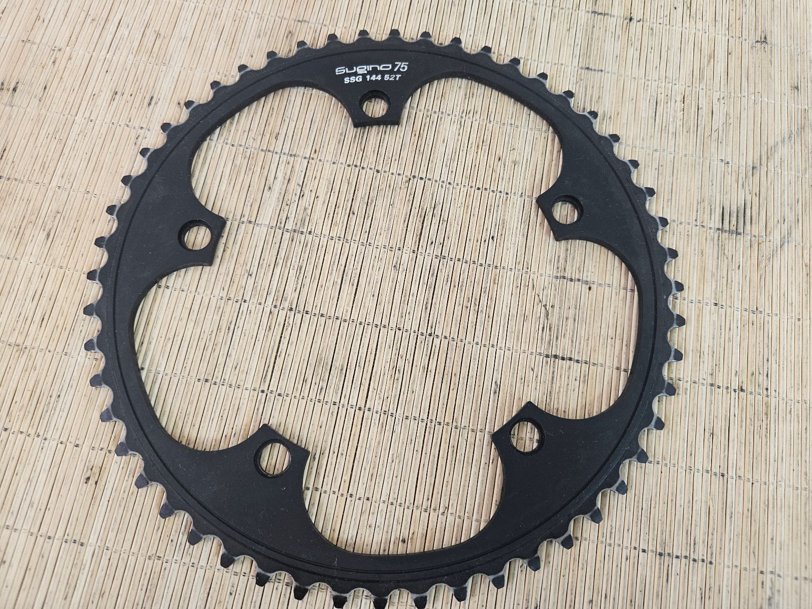 Sugino Zen 52T ブラック 禅 SUGINO* ZEN chainring (black) - BLUE
