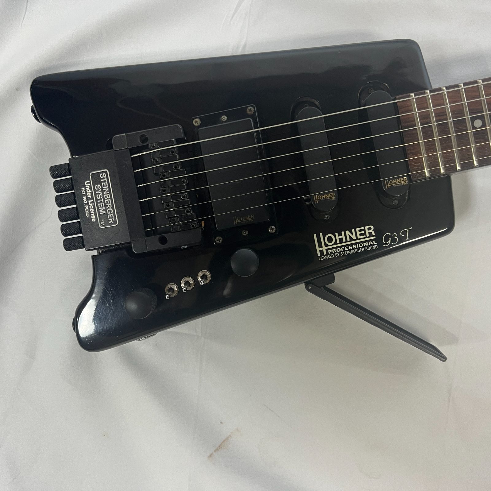 Hohner G3T エレキギター ブラック ケース付きsteinberger風 Hohner