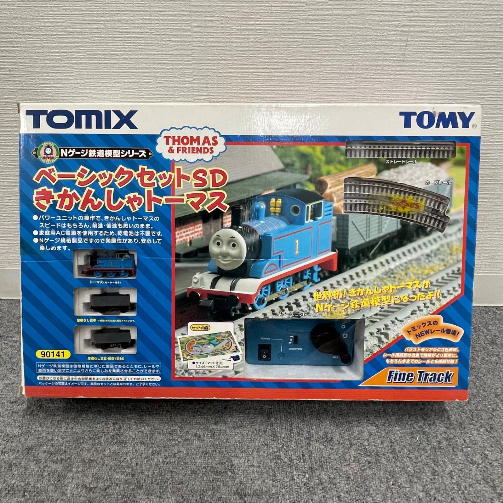 ジャンク品)NゲージTOMIX ベーシックセットSDきかんしゃトーマスセット