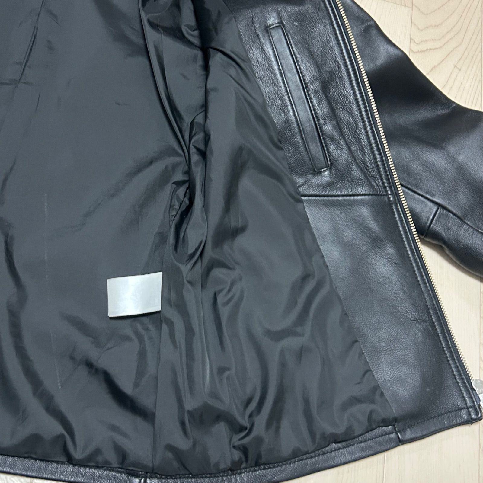 RAGEBLUE レイジブルー ラムレザージャケット シングルライダース