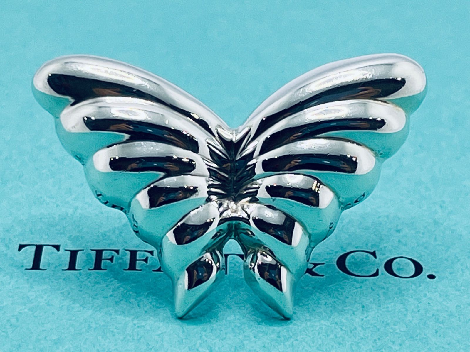 a106 Tiffany&Co. オールド ティファニー バタフライ ブローチ 蝶