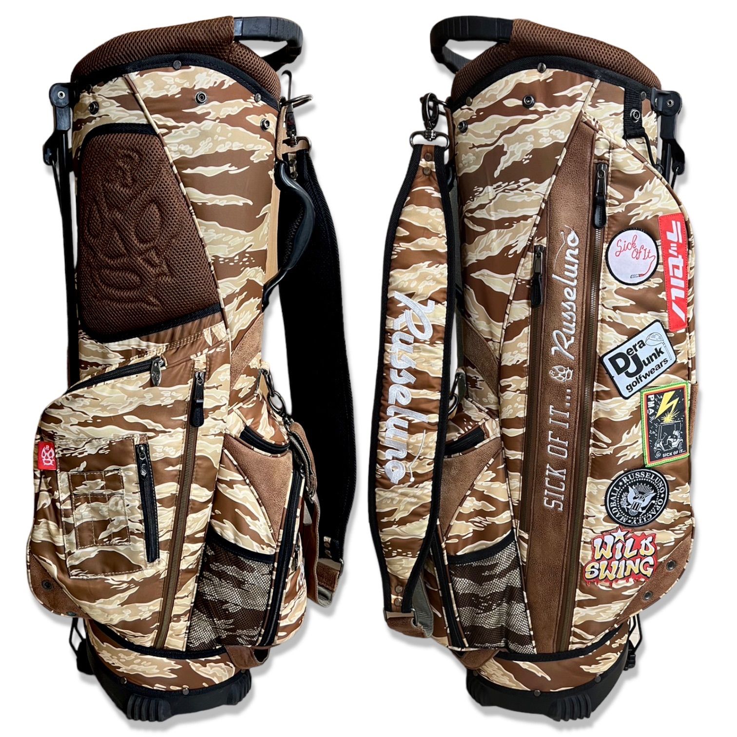 最終値下げRUSSELUNO 迷彩キャディバッグ 最終値下げRUSSELUNO 迷彩