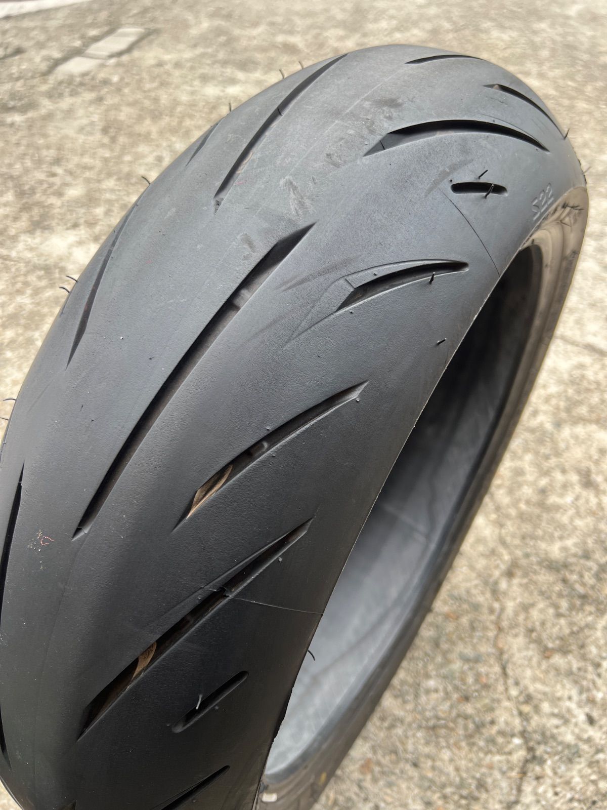 美品800km走行ブリヂストS22 190/50ZR17 120/70ZR 2本 190/50zr17 120