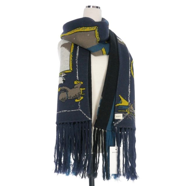 シンヤコズカ SHINYA KOZUKA 24AW Dive Into The Scarf ストール