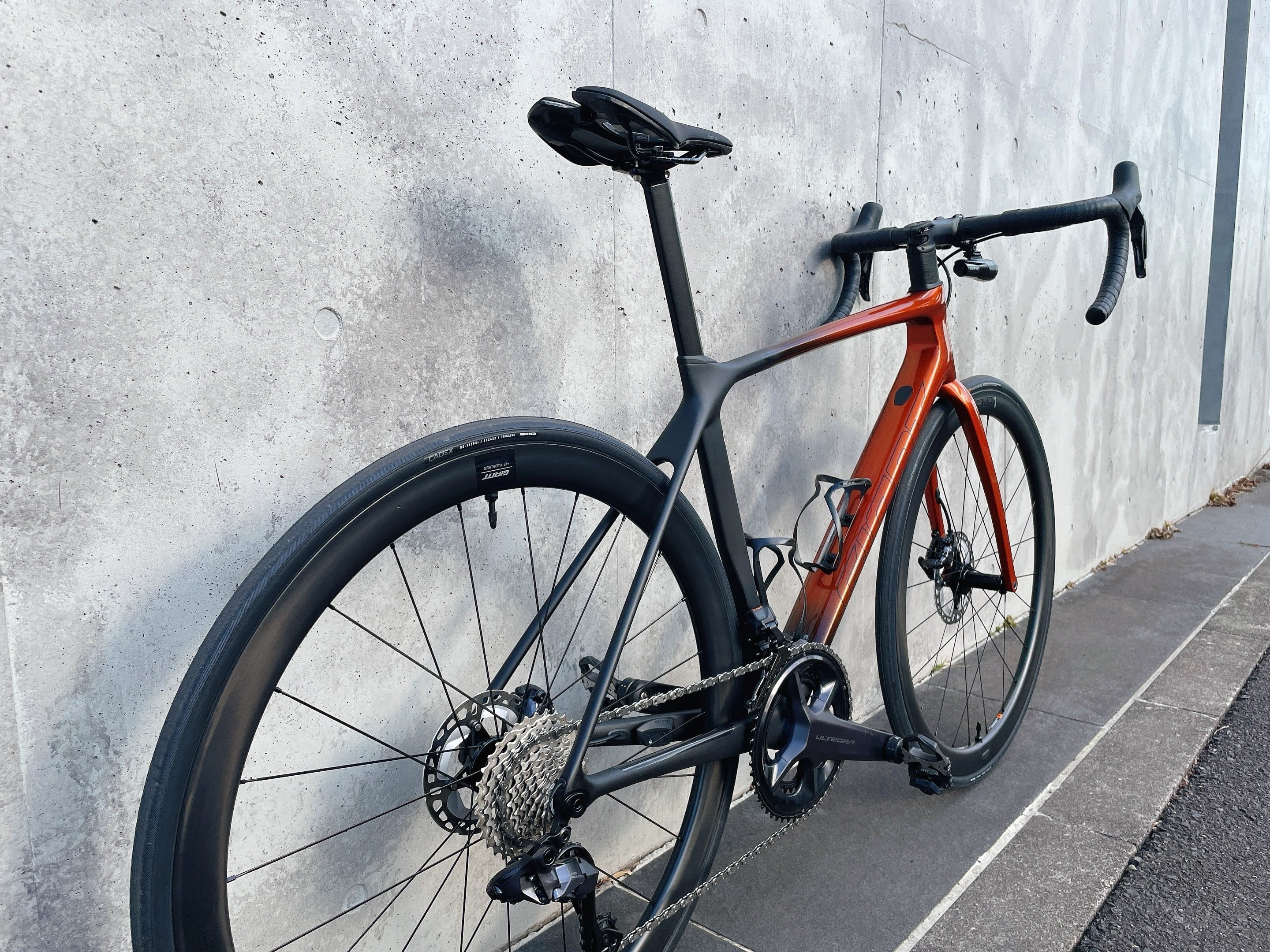 お客様バイク紹介 GIANT TCR ADVANCED PRO 0 Ultegra Di2｜BIKE SHOP