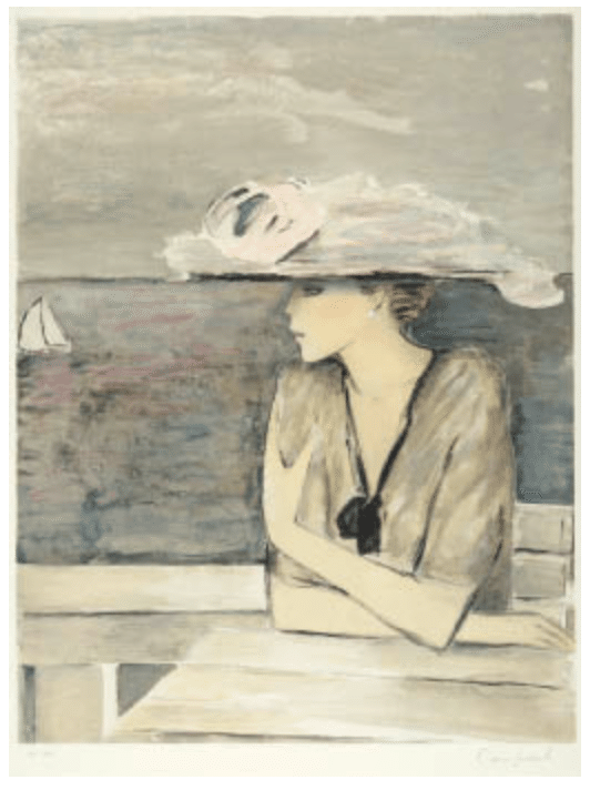 J. P. カシニョール】 版画 / リトグラフ 「月曜日の朝」 査定 買取