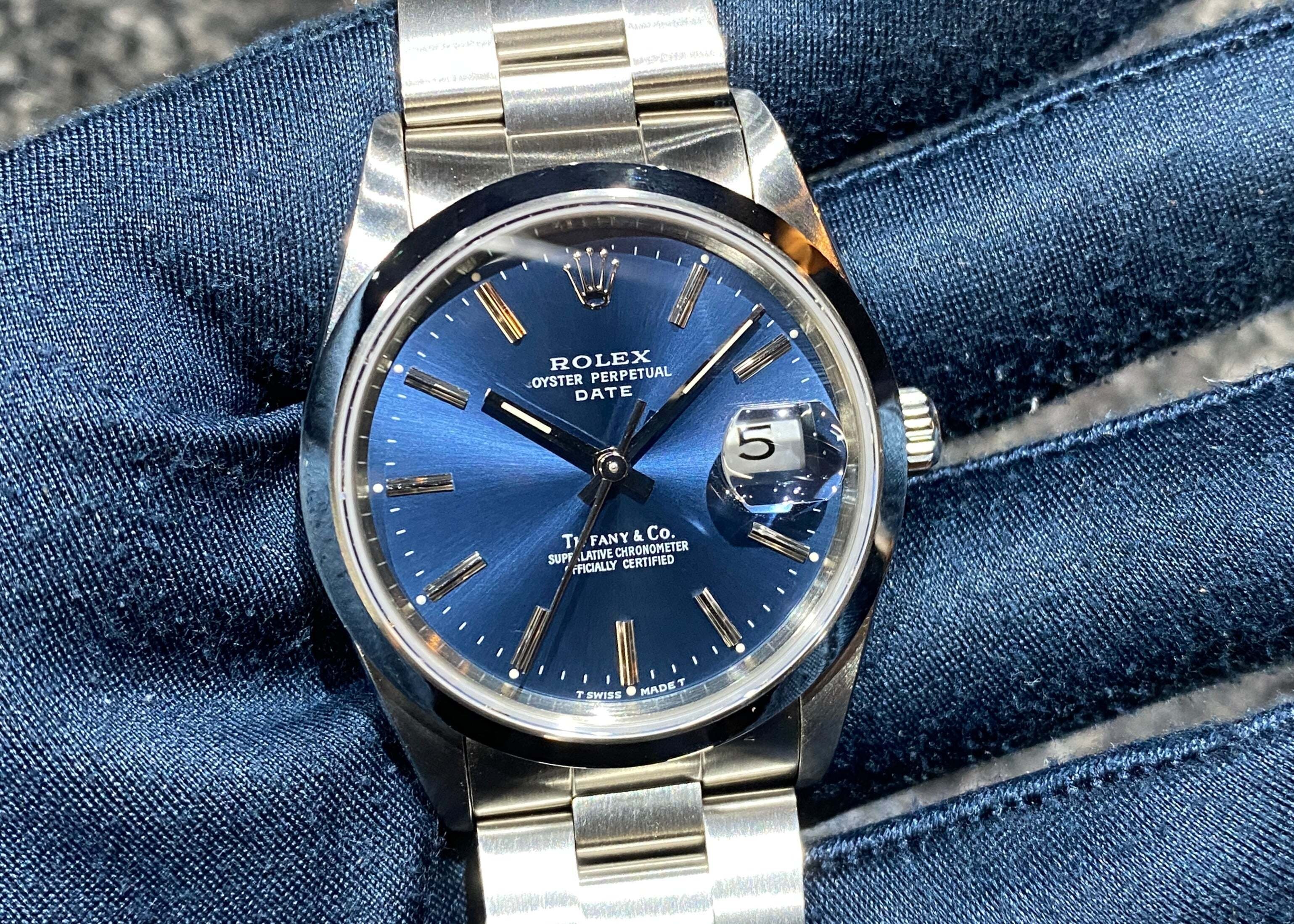 ティファニー ダブルネーム ロレックス オイスターパーペチュアル