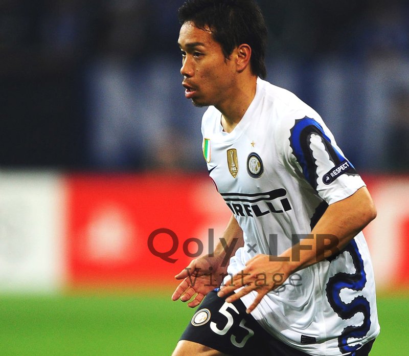 激レア】長友 #55 インテル 2010-11 ホームユニフォーム 長袖