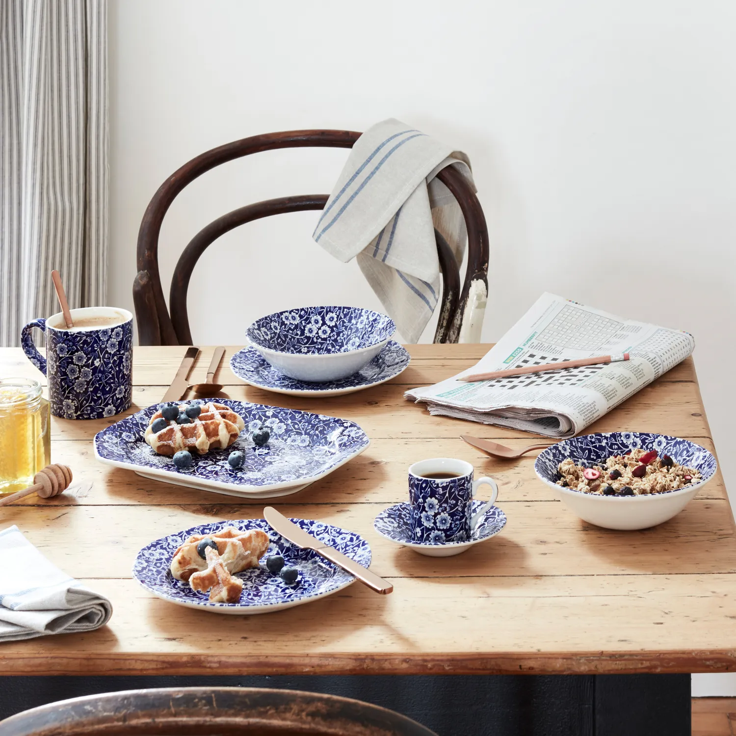 Burleigh Blue Calico Soup Bowl | Sur La Table
