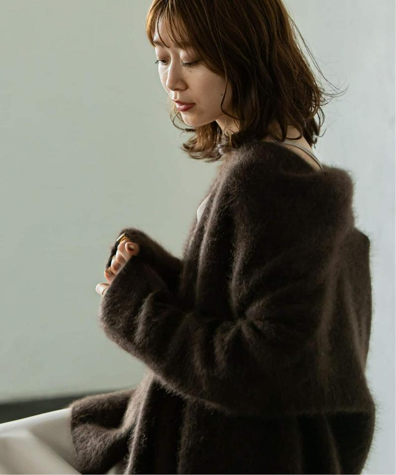 NOBLE(ノーブル)の「ラクーンニットオーバーカーディガン◇（NOBLE