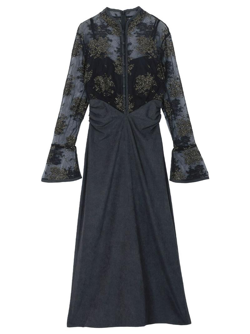 Ameri VINTAGE(アメリヴィンテージ)の「FLOWER LACE DRESS」 - PARTE