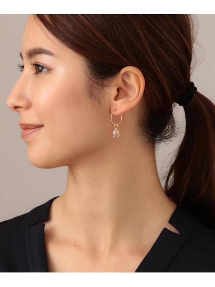 agete(アガット)の「K10フープピアス」 - PARTE