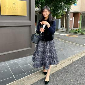 DRAWER(ドゥロワー)の「Drawer ジャカードアシンメトリーフレア