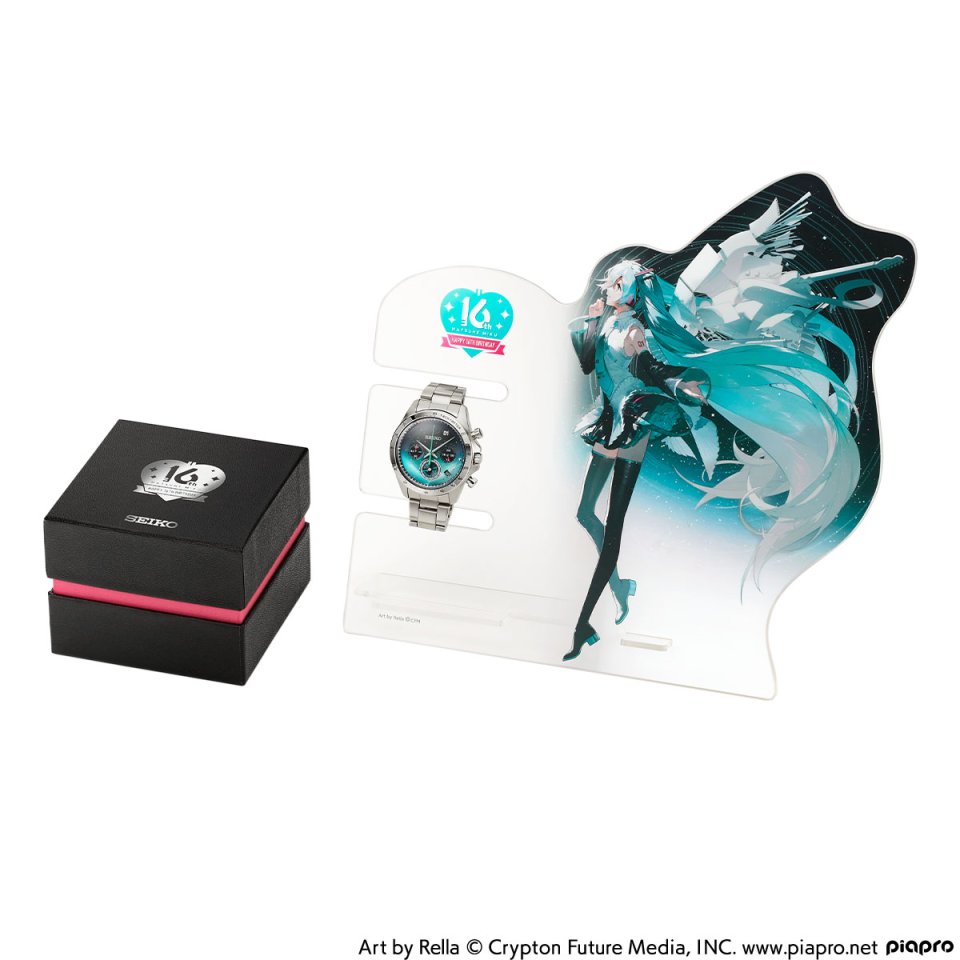セイコー製限定ウォッチで記念する『初音ミク』の16周年～「初音ミク