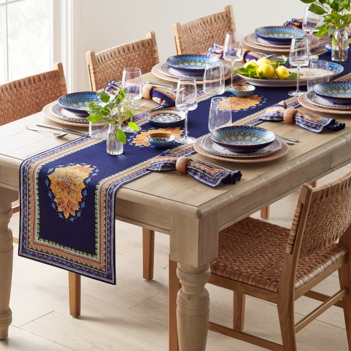Milazzo Sicily Table Runner | Williams Sonoma