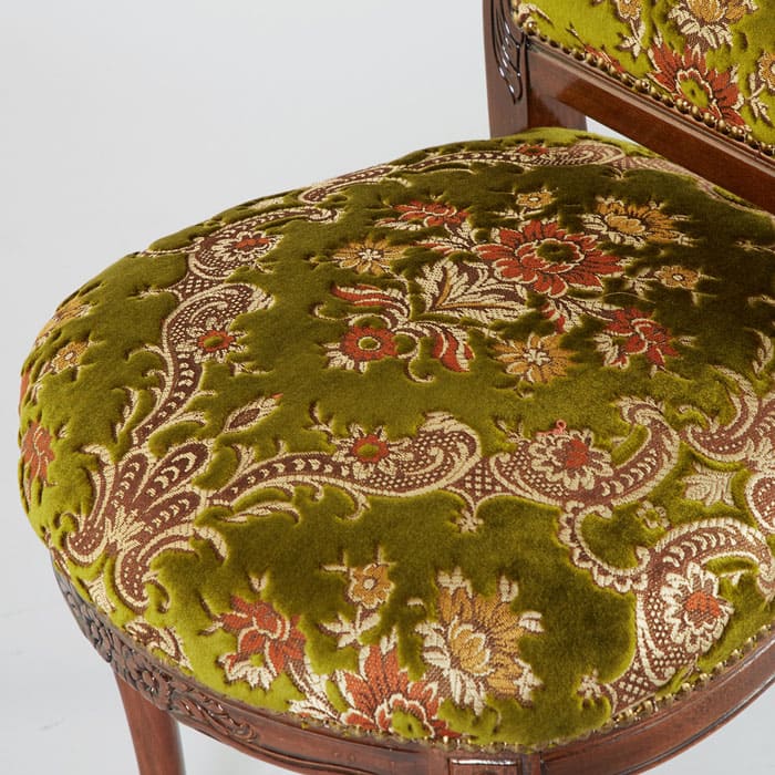 背付き猫脚スツール 金華山 | 輸入家具・イタリア家具専門店