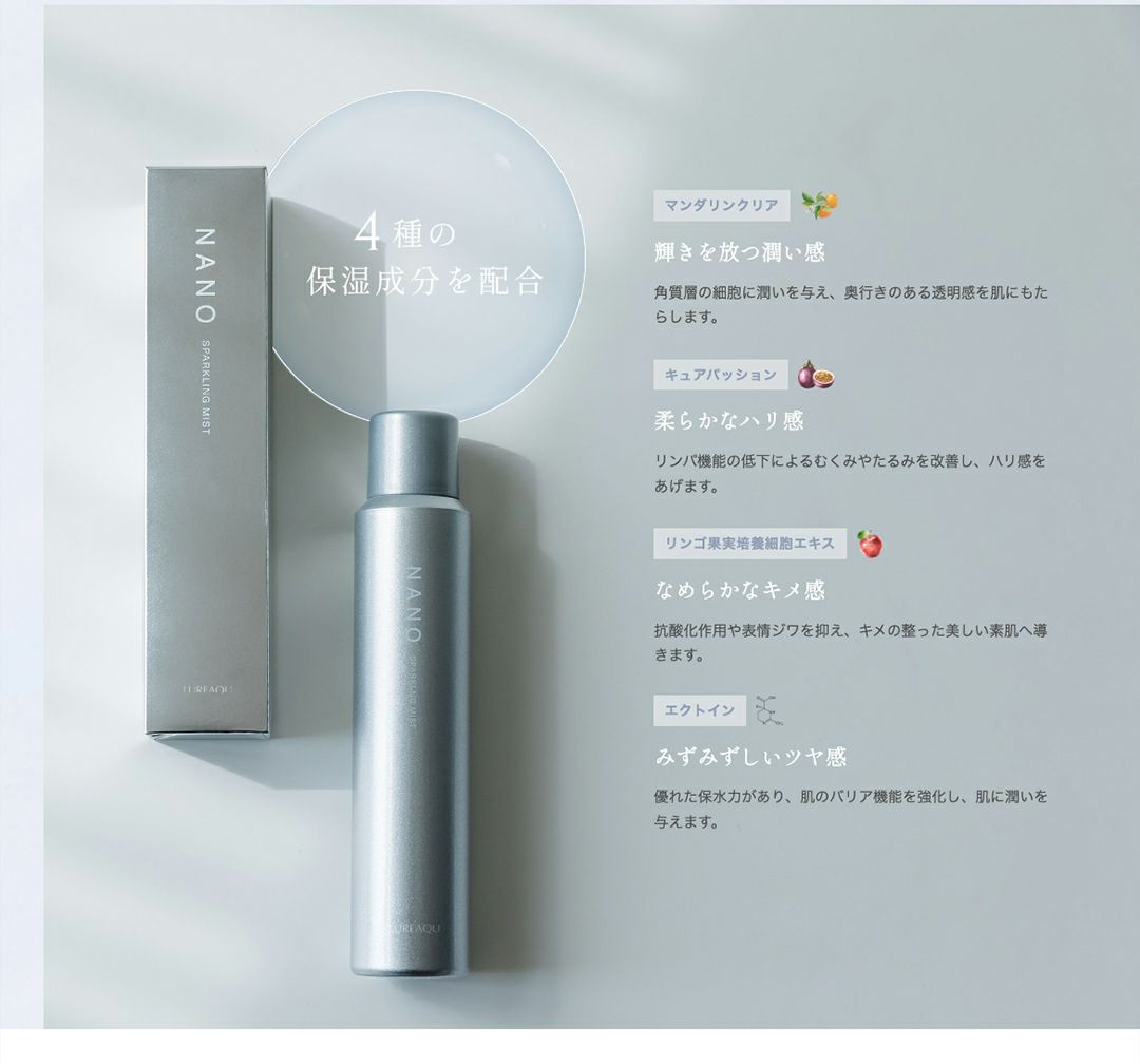 ルリーク ナノ スパークリングミスト LUREAQU NANO SPARKLING MIST