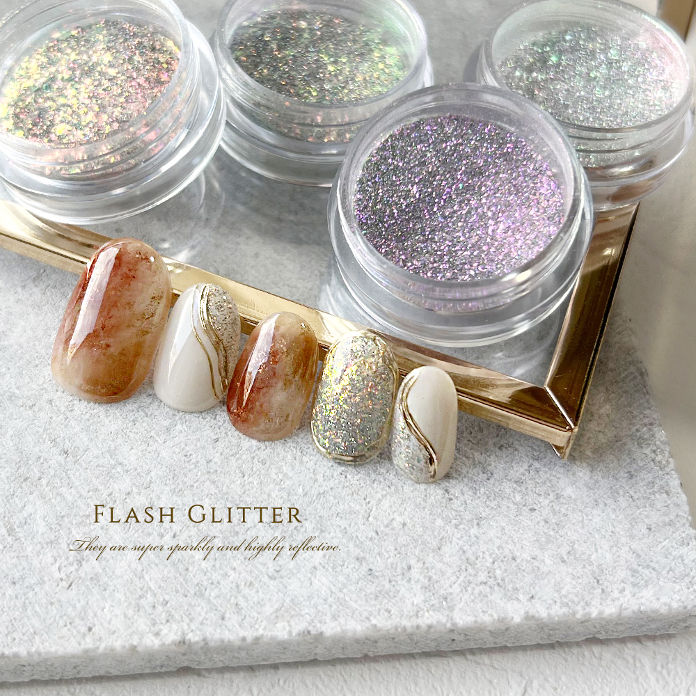 フラッシュグリッター 全5色 Flash Glitter ラメ フラッシュパウダー