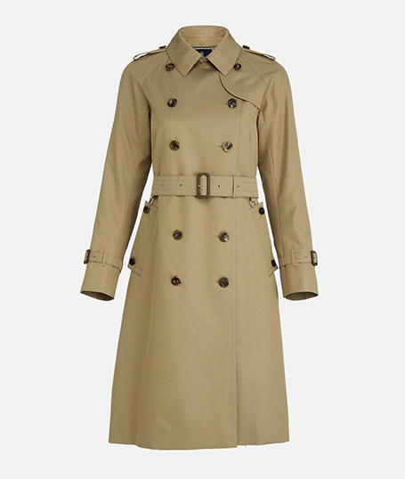 Aquascutum Ladies basic TRENCH COAT~2019 Spring Limited Colour