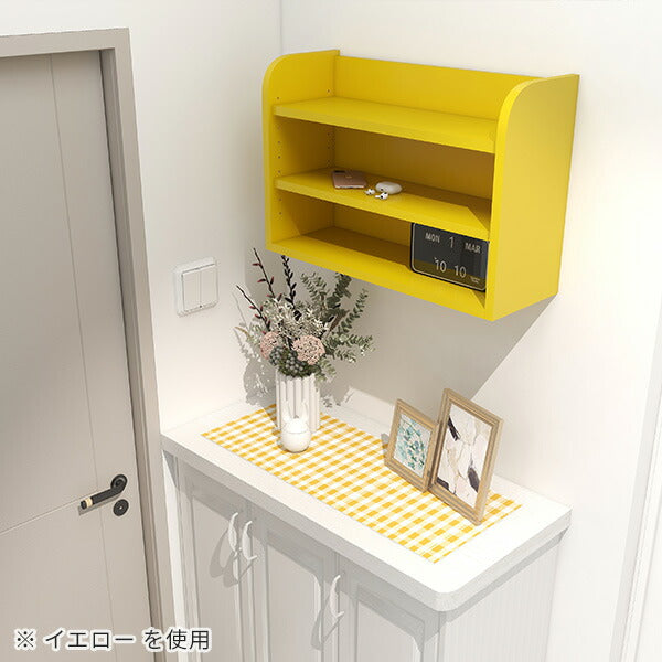 アメリカ ビンテージ クリームイエロー ウィッカーシェルフ アメリカ