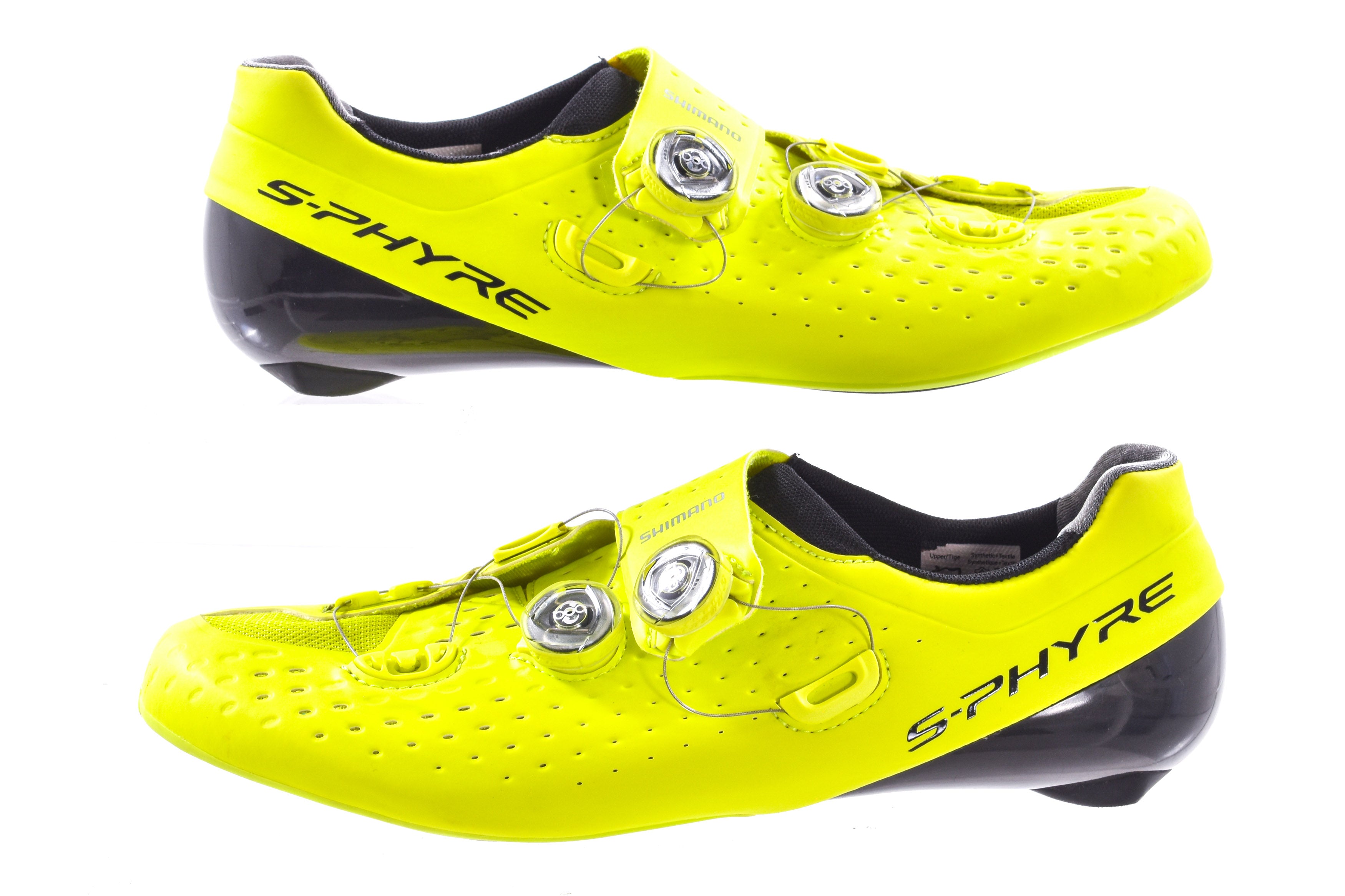USED Shimano S-Phyre SH-RC900-S RC9Y Road Shoes EU45 US 10.5 Yellow Ca