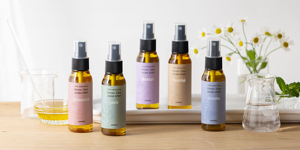 ストレスケア アロマスプレー 【iyashi-癒し】50ml詰替用（エコパック）