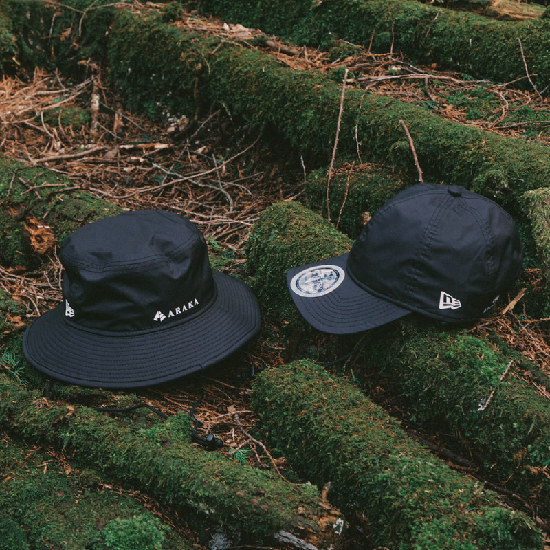 ARAKA × NEW ERA® ブラックコレクション キャップ