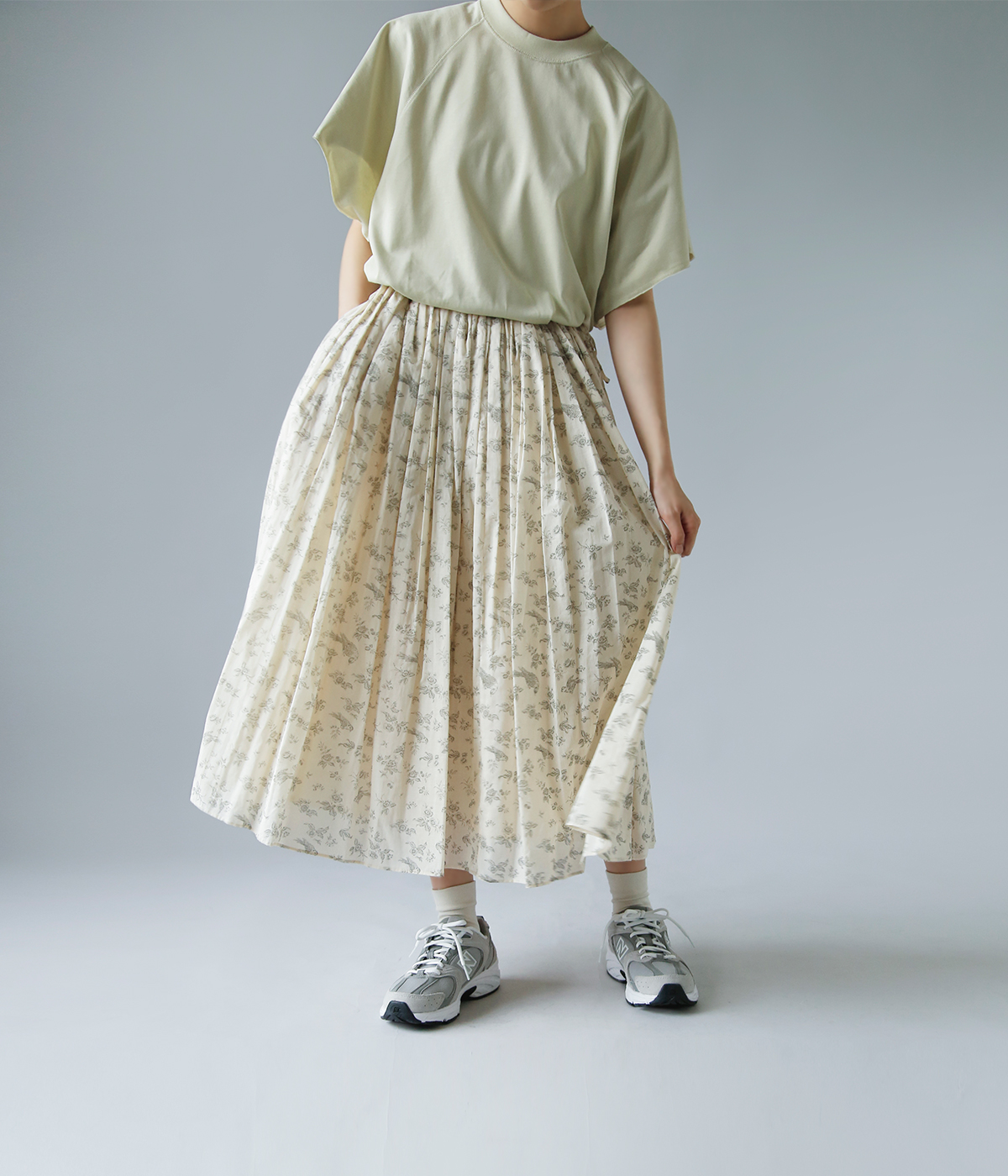 R & D.M.Co- オールドマンズテーラー ガーデン ギャザー スカート