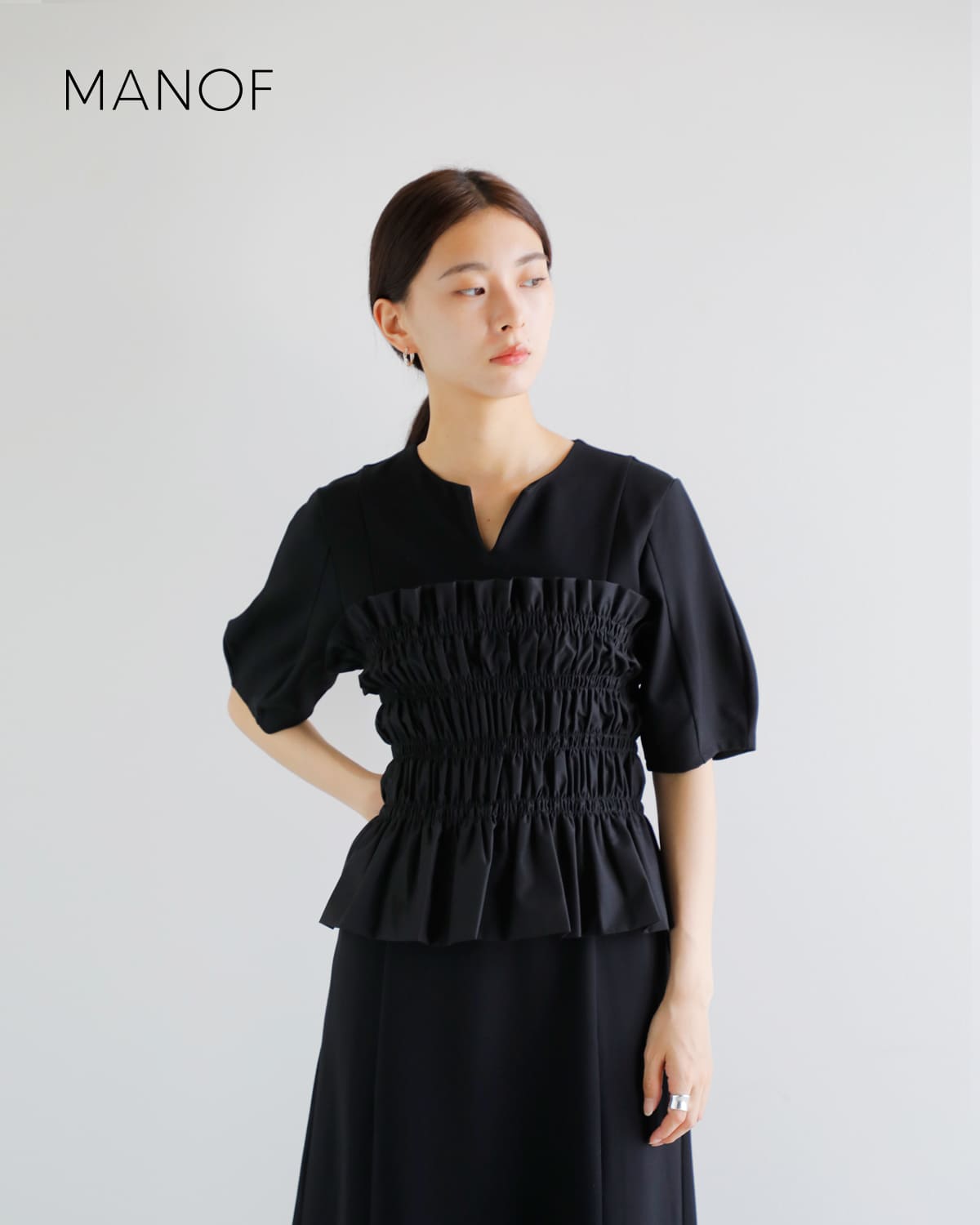MANOF マノフ ビスチェ セット カット ワンピース 89112-5162-ms
